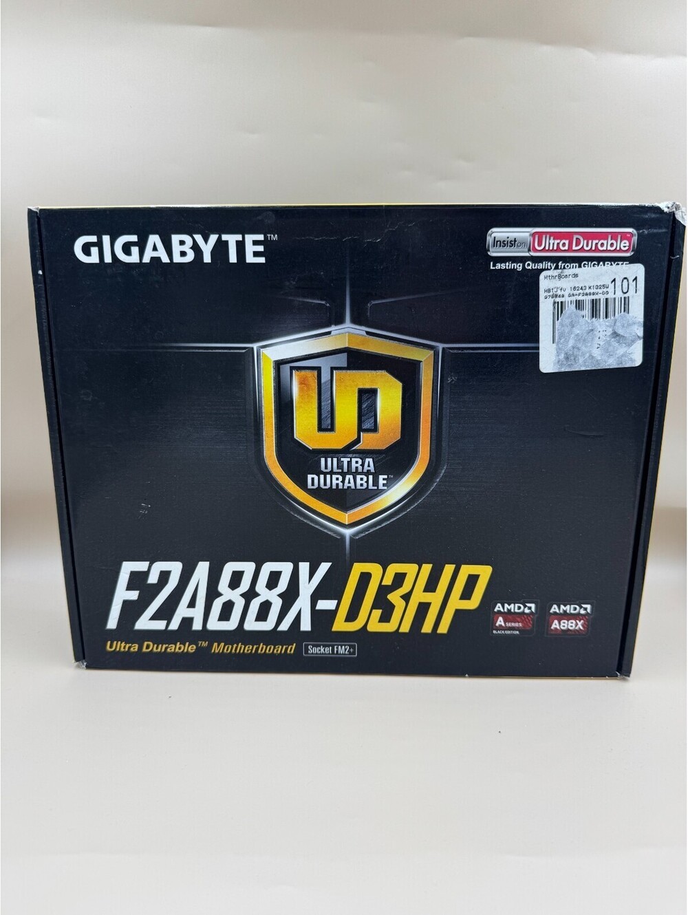 GIGABYTE GA-F2A88X-D3HP AMD Socket FM2+/FM2 DDR3 Motherboard ( Missing Shield )
